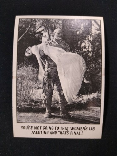 1973 topps you die laughing - die,